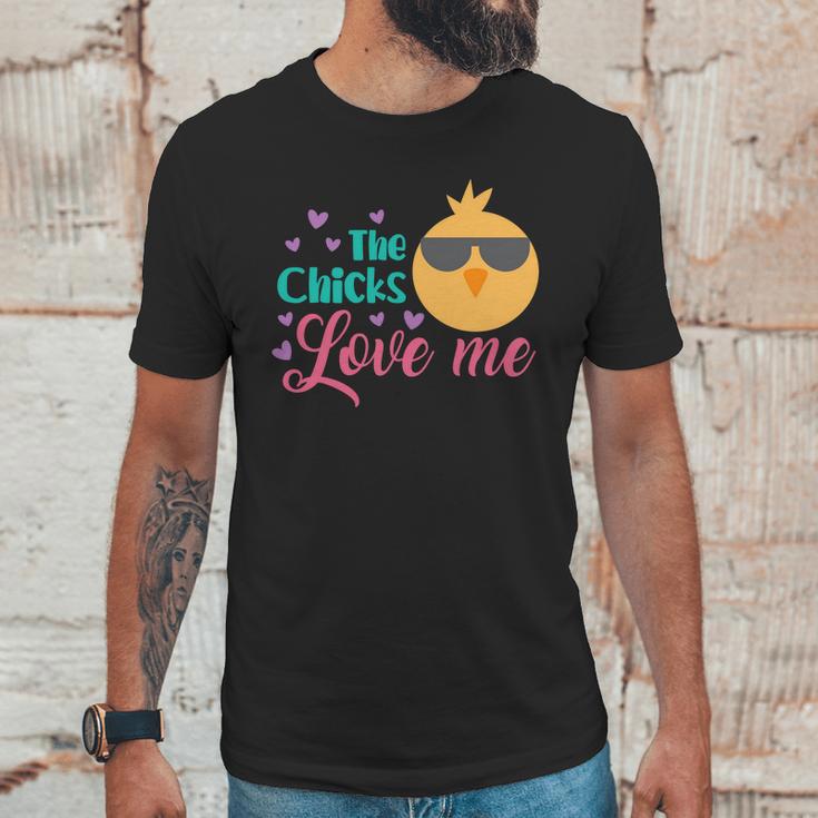 Easter The Chicks Love Me Unisex T-Shirt Gifts for Him