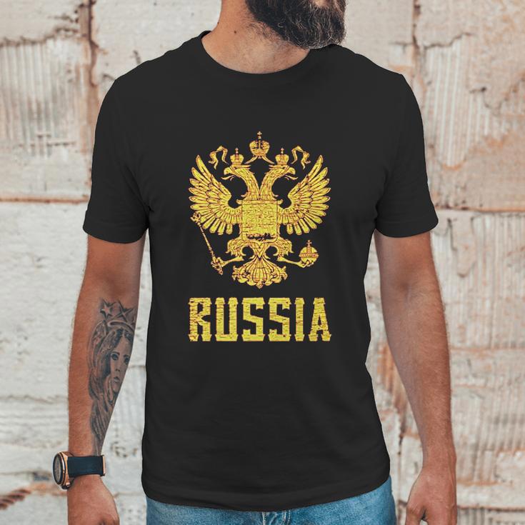 Eblem Of The Russian Federation Russia Arms Unisex T-Shirt Gifts for Him