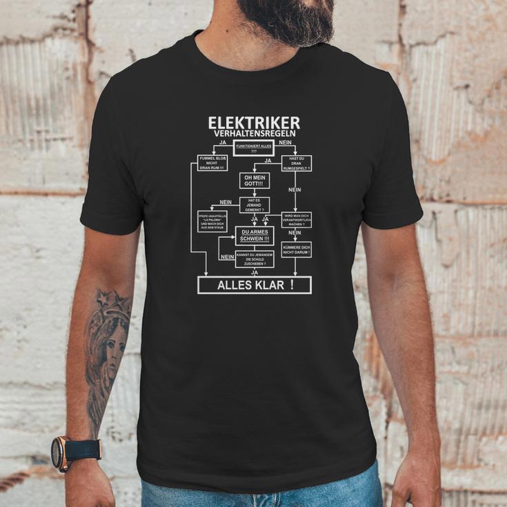 Elektriker Verhaltensregeln Unisex T-Shirt Gifts for Him