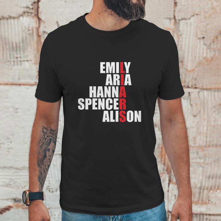 Emily Aria Hanna Spencer Alison Unisex T-Shirt Gifts for Him