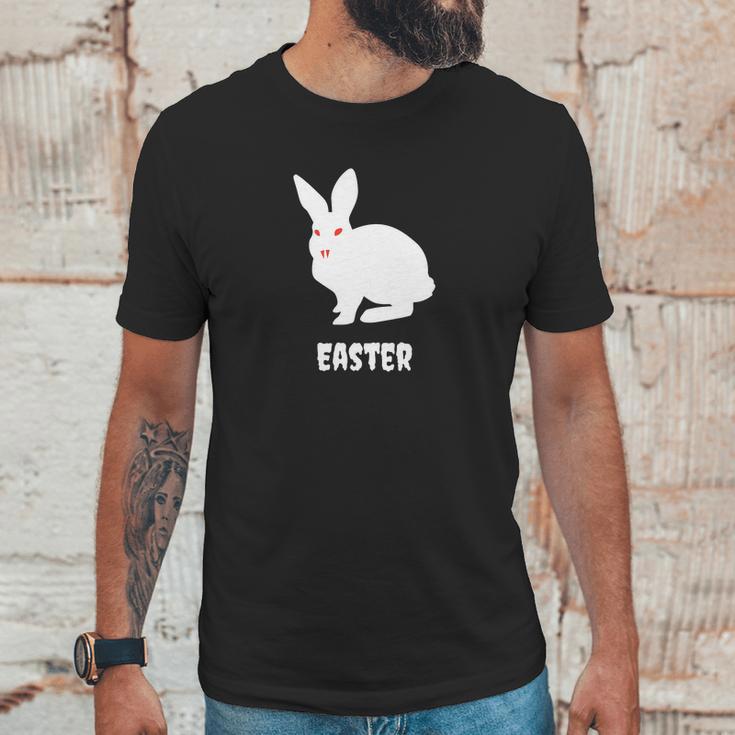 Evil Easter Bunny Rabbit Anti Holiday Pastel Goth Top Unisex T-Shirt Gifts for Him