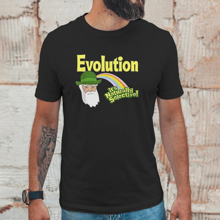 Evolution It Is Naturally Selective Charles Darwin Unisex T-Shirt Gifts for Him