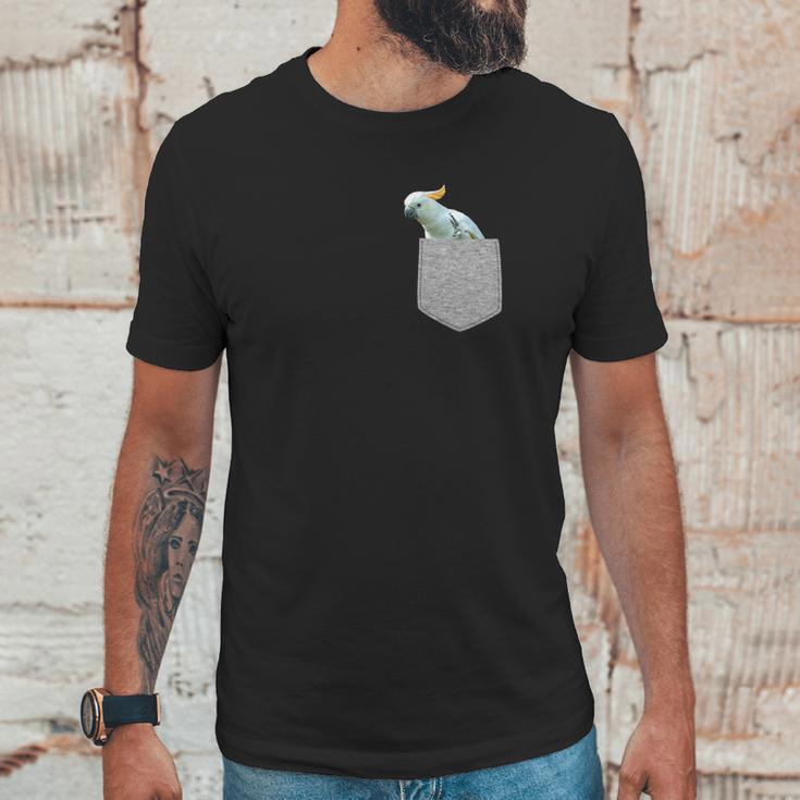 Fake Pocket Cockatoo Funny Bird In Your Pocket Tee Unisex T-Shirt Gifts for Him