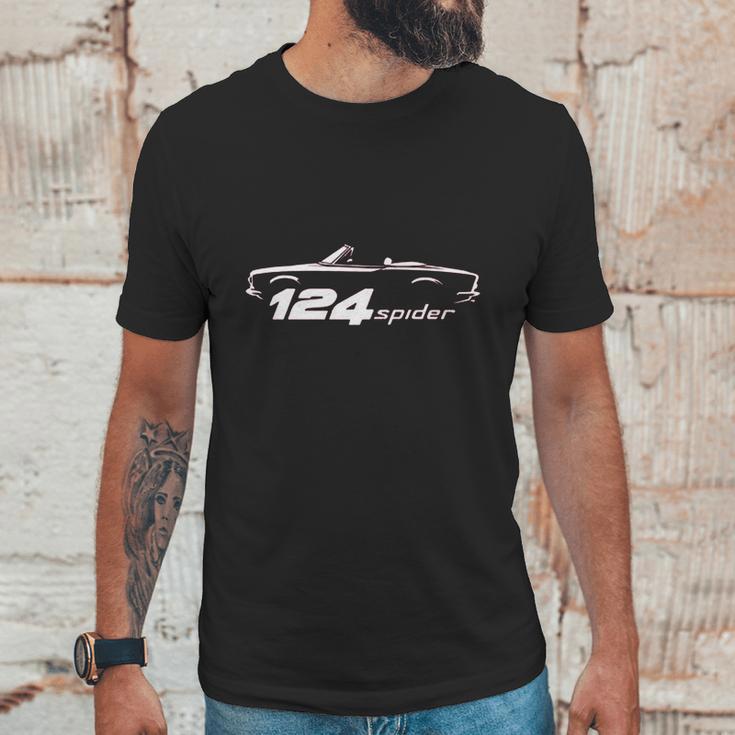 Fiat 124S Spider Unisex T-Shirt Gifts for Him