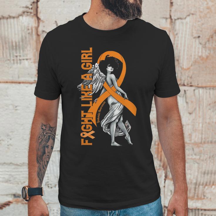 Fight Like A Leukemia Girl Unisex T-Shirt Gifts for Him