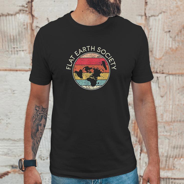 Flat Earth Society Conspiracy Theory Model Gift Unisex T-Shirt Gifts for Him