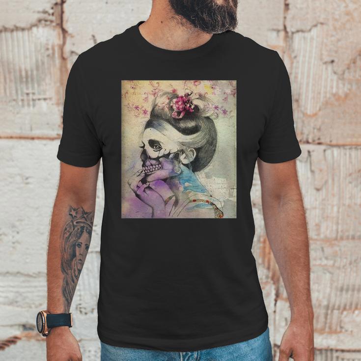 Frida Kahlo Skeleton Unisex T-Shirt Gifts for Him