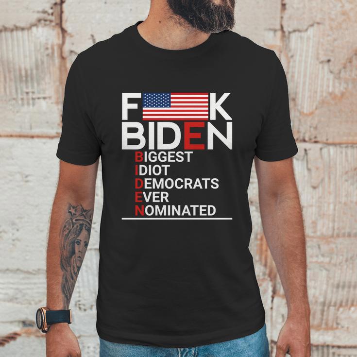 Fuck Biden Biggest Idiot Ever Unisex T-Shirt Gifts for Him