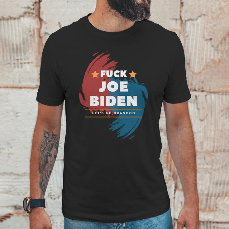 Fuck Joe Biden Lets Go Brandon Star Unisex T-Shirt Gifts for Him