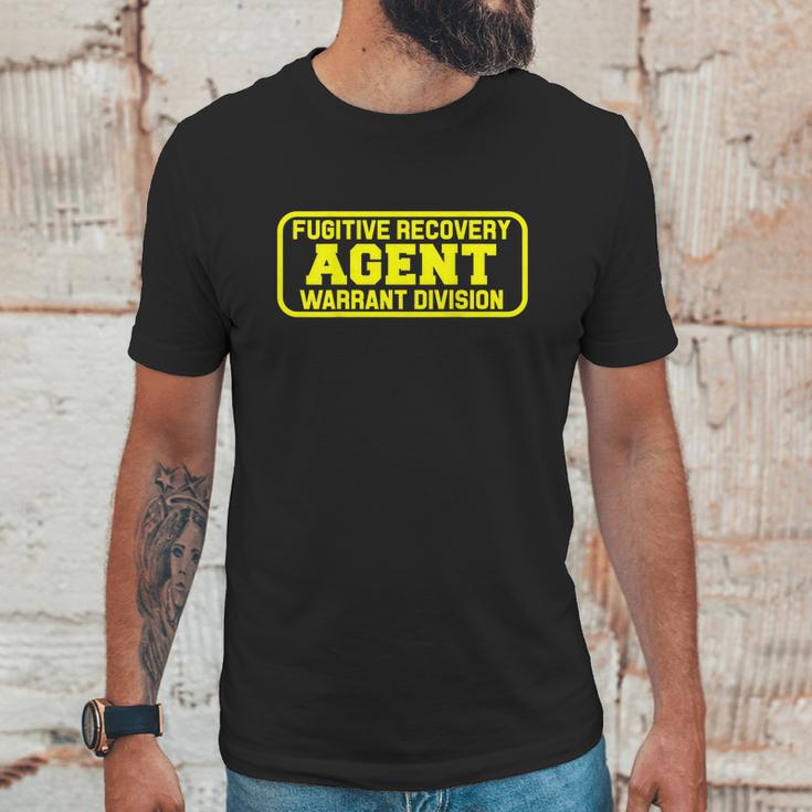 Fugitive Recovery Agent & Bounty Hunters Bail Enforcement Unisex T-Shirt Gifts for Him