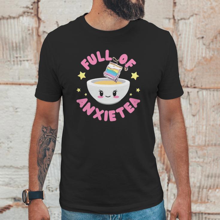 Full Of Anxietea Full Of Anxiety Cute Kawaii Pastel Goth Unisex T-Shirt Gifts for Him