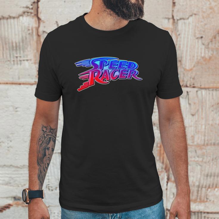 Funny Classic Retro Speed Racer Logo Unisex T-Shirt Gifts for Him