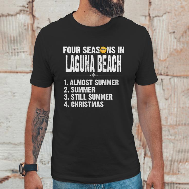 Funny Four Seasons In Laguna Beach Hot Summer 2020 Unisex T-Shirt Gifts for Him