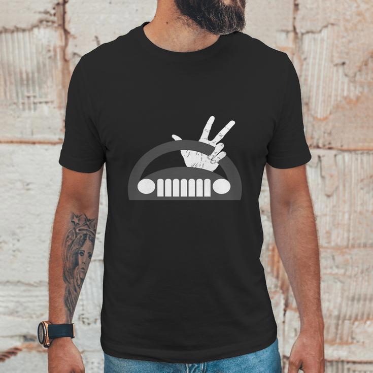 Funny The Jeep Wave T-Shirt Unisex T-Shirt Gifts for Him