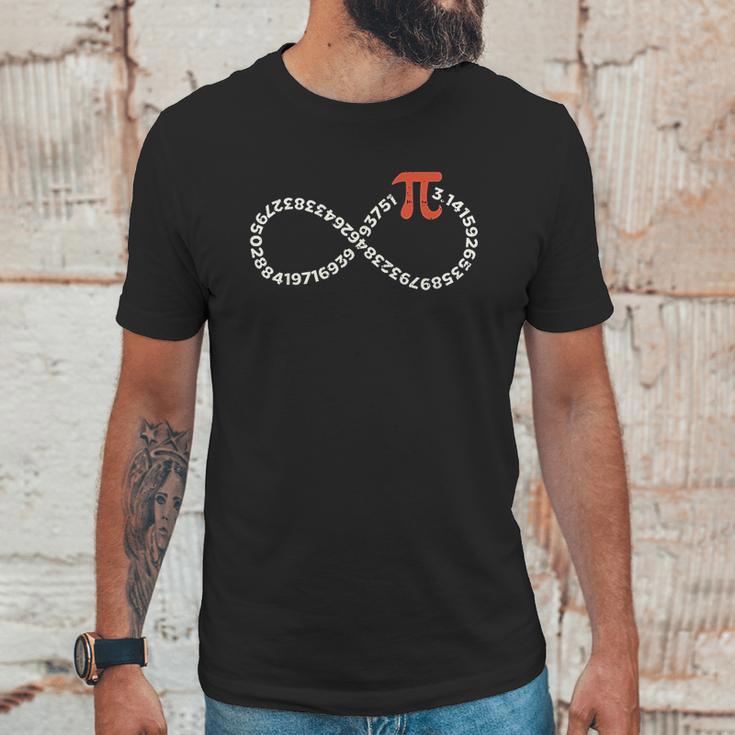 Funny Pi Day Infinity Symbol Math Geek Infinite Sign Unisex T-Shirt Gifts for Him