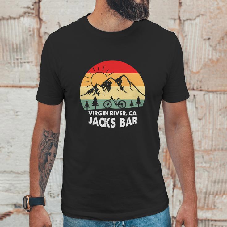 Funny Retro Virgin River Jacks Bar Unisex T-Shirt Gifts for Him