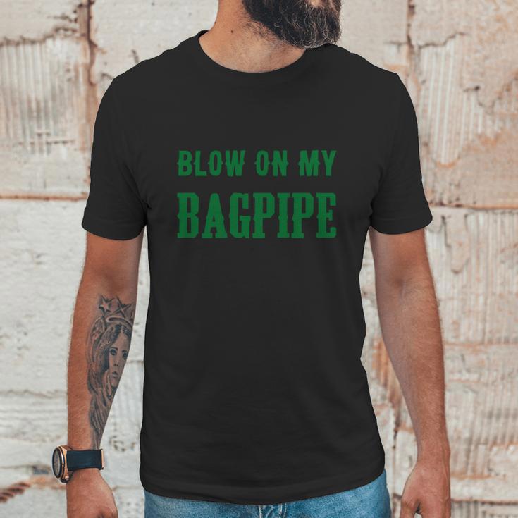 Funny St Patricks Day Bagpipe For Men St Paddy Unisex T-Shirt Gifts for Him