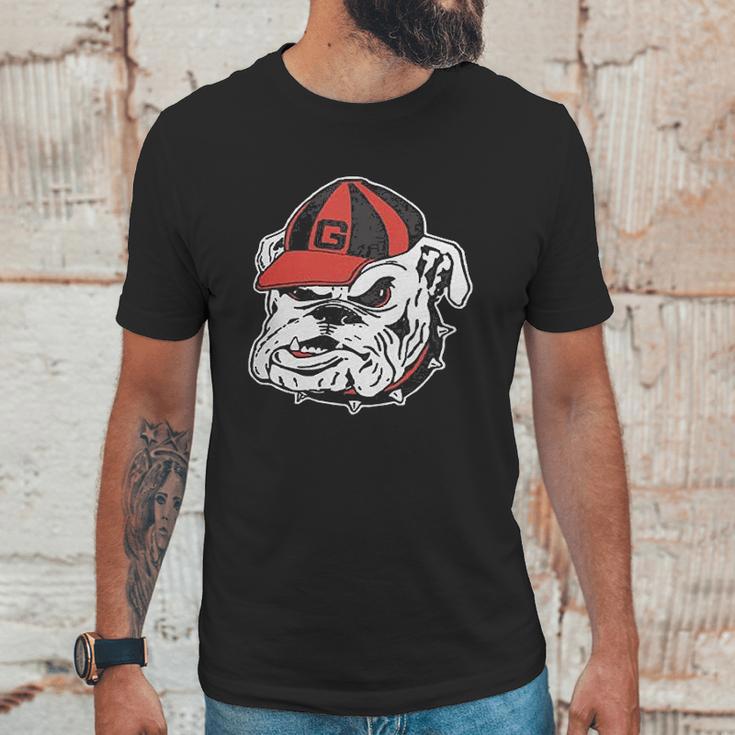 Georgia Bulldog Black Solid Unisex T-Shirt Gifts for Him