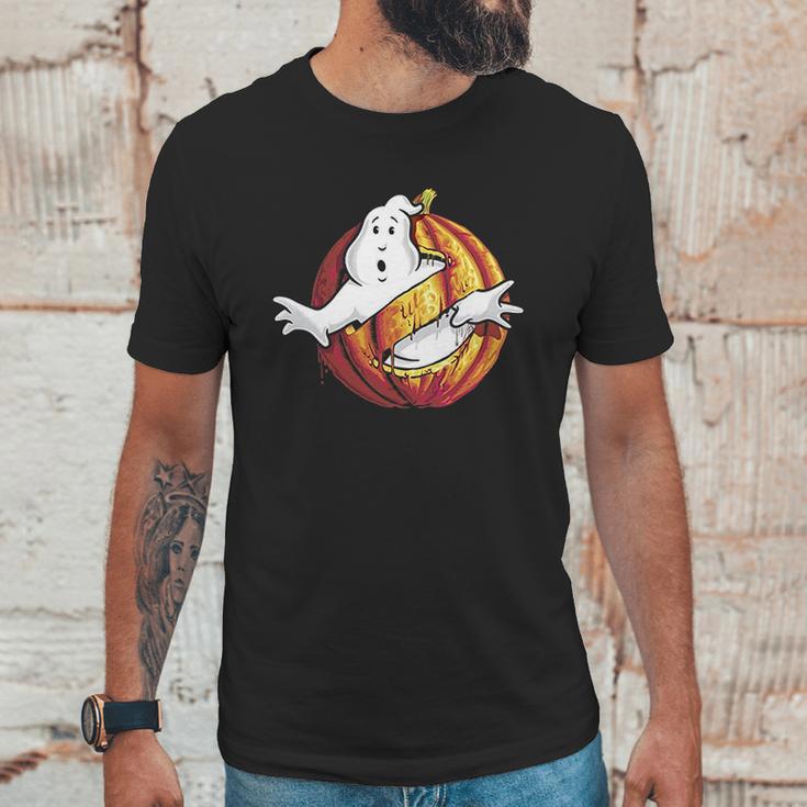 Ghostbusters Classic Halloween Pumpkin Unisex T-Shirt Gifts for Him