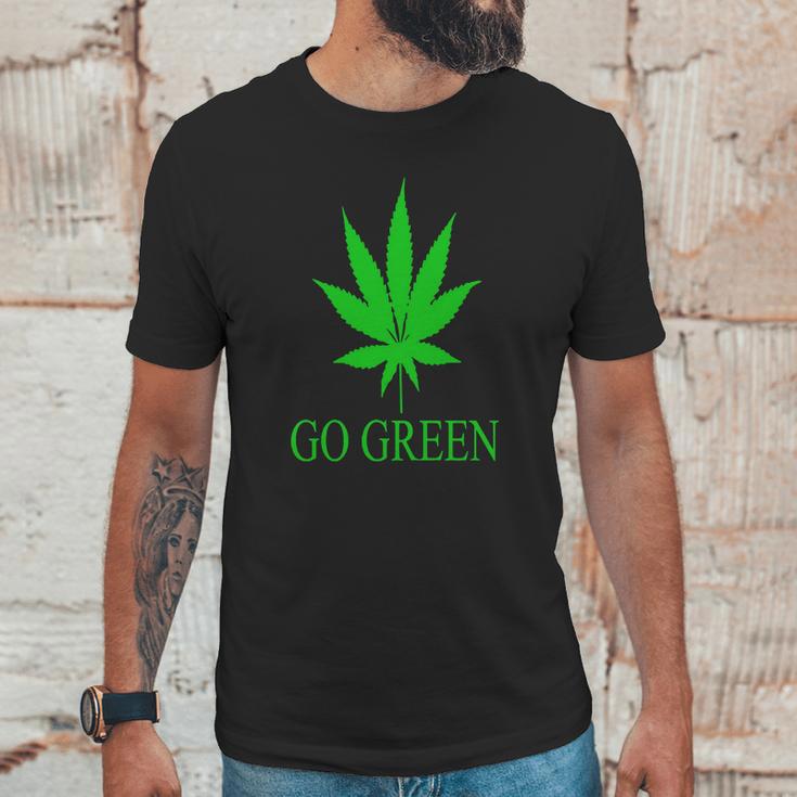 Go Green WeedShirt - Vape Nation - Marijuana Leaf 420 Unisex T-Shirt Gifts for Him