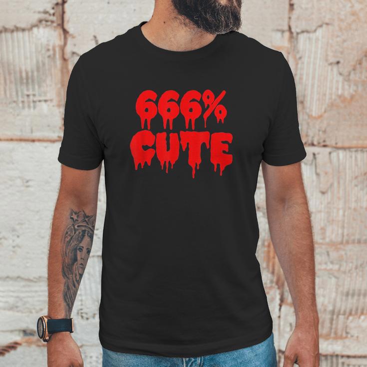 Goth Halloween 666 Cute Unisex T-Shirt Gifts for Him