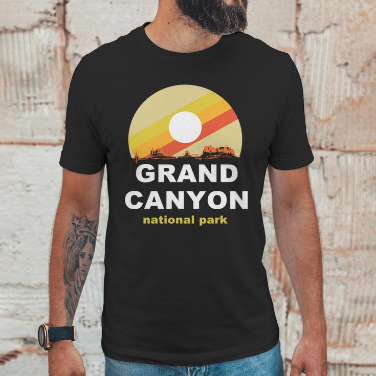 Grand Canyon National Park Retro Logo Unisex T-Shirt Gifts for Him