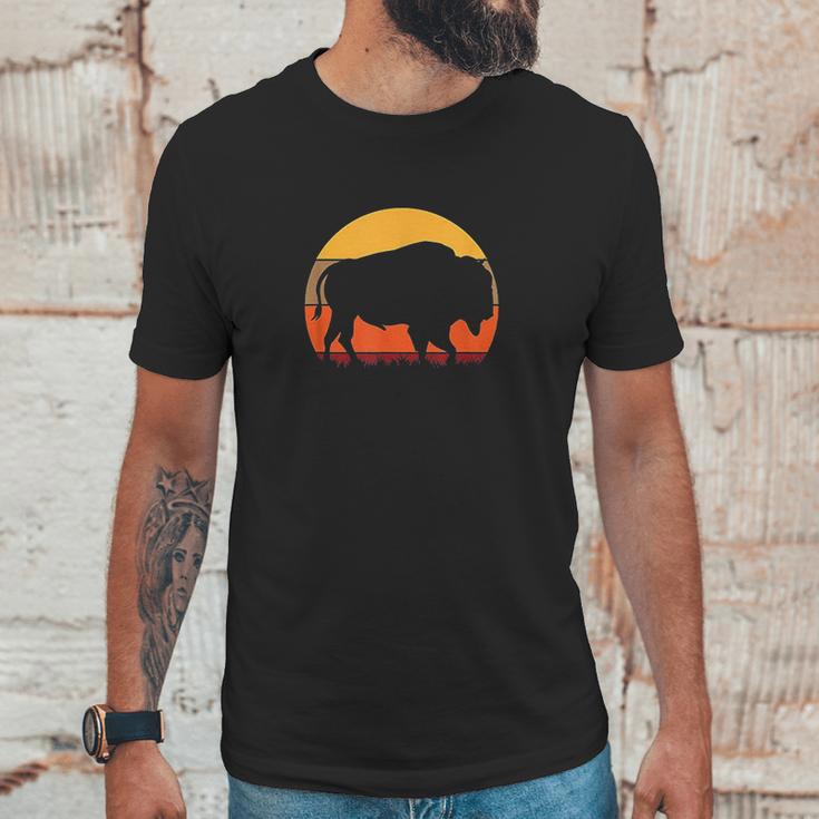 Great American Buffalo With A Vintage Unisex T-Shirt Gifts for Him