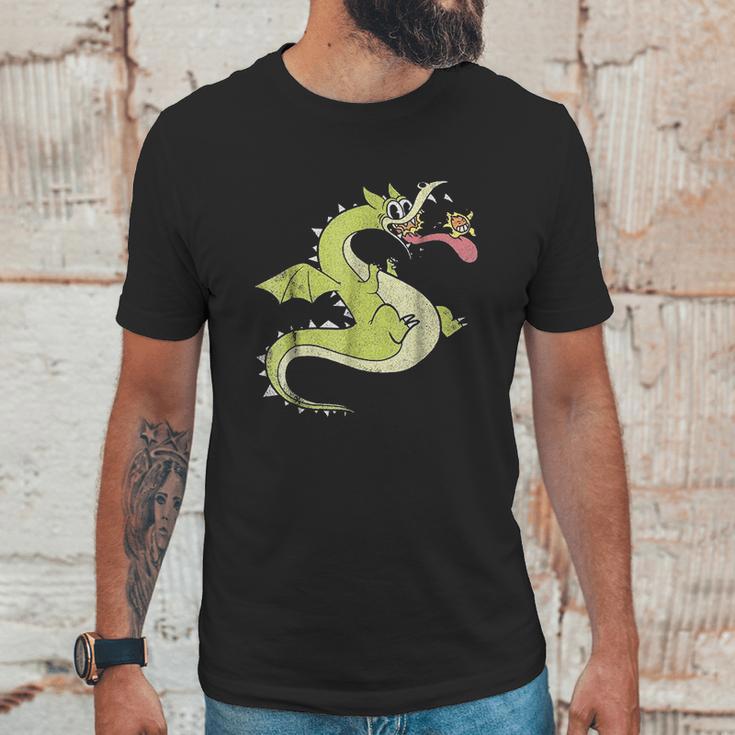 Grim Matchstick And Living Fireball Graphic Unisex T-Shirt Gifts for Him