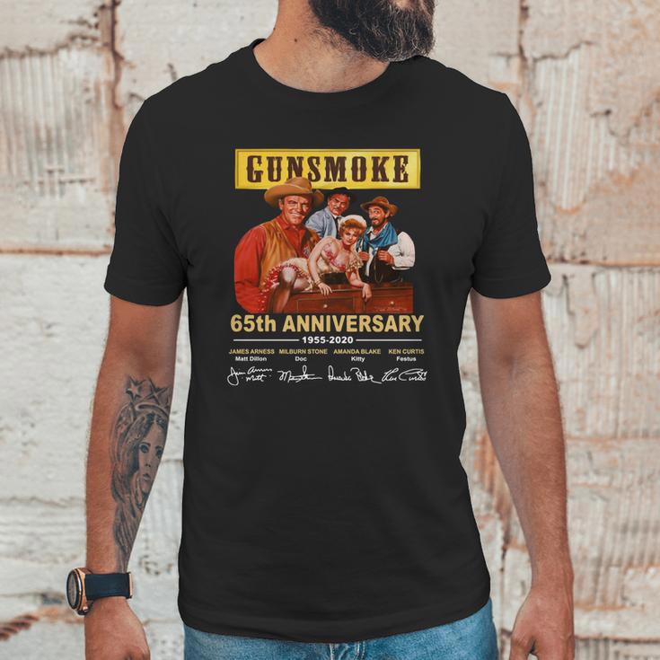 Gunsmoke 65Th Anniversary 1955-2020 Signatures Shirt Unisex T-Shirt Gifts for Him