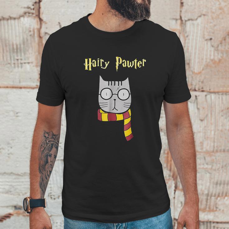 Hairy Pawter Funny Cute Magic Cat With Glasses Gift Unisex T-Shirt Gifts for Him