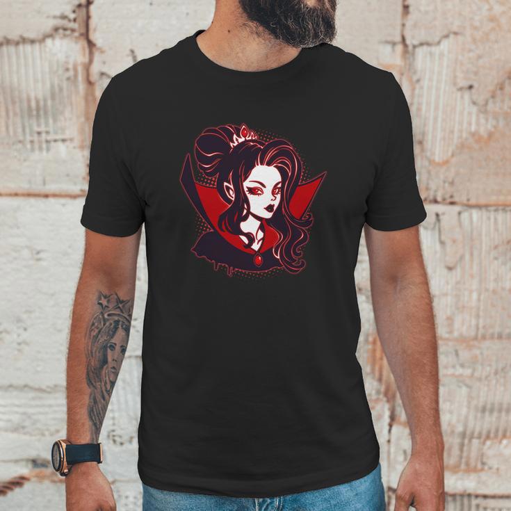 Halloween Dracula Vampire Princess Unisex T-Shirt Gifts for Him