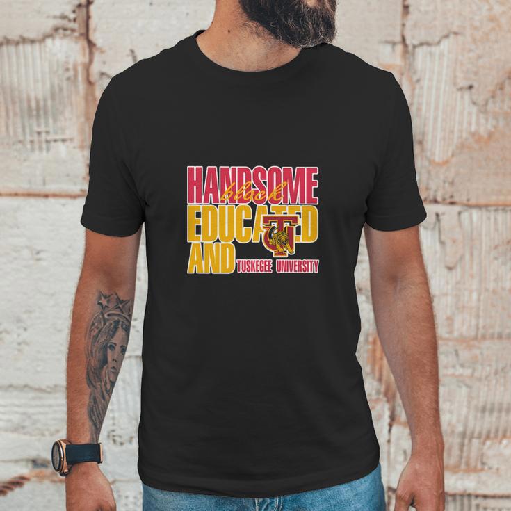 Handsome Black Educated And Tuskegee University Unisex T-Shirt Gifts for Him