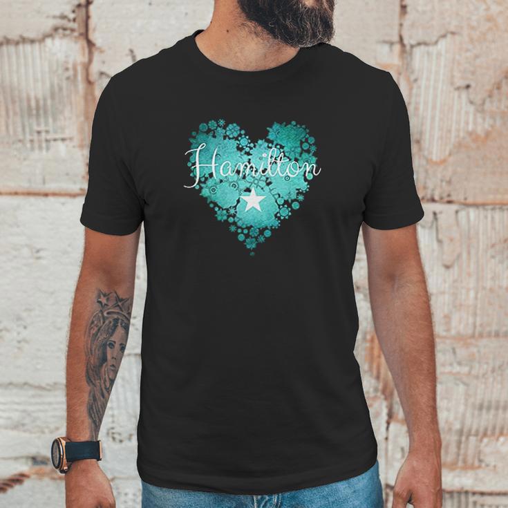 I Heart Hamilton Unisex T-Shirt Gifts for Him