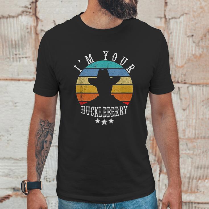 Im Your Huckleberry Vintage Cowboy Funny Western Quote Gift Unisex T-Shirt Gifts for Him