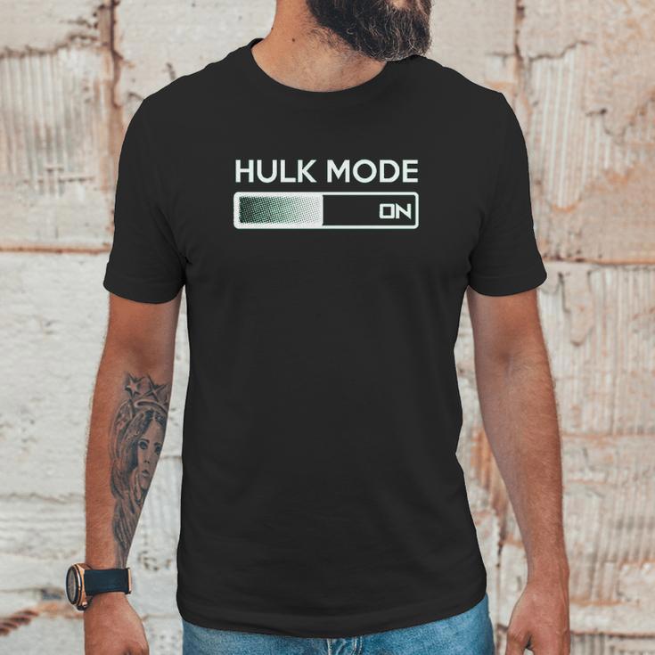 Hulk Mode On Funny Graphic Gym Workout Unisex T-Shirt Gifts for Him