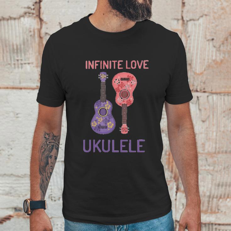 Infinite Love Ukulele Unisex T-Shirt Gifts for Him