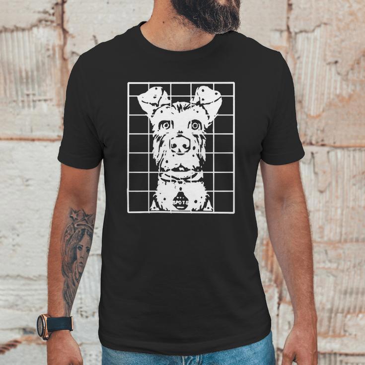 Isle Of Dogs Spots Caged Unisex T-Shirt Gifts for Him