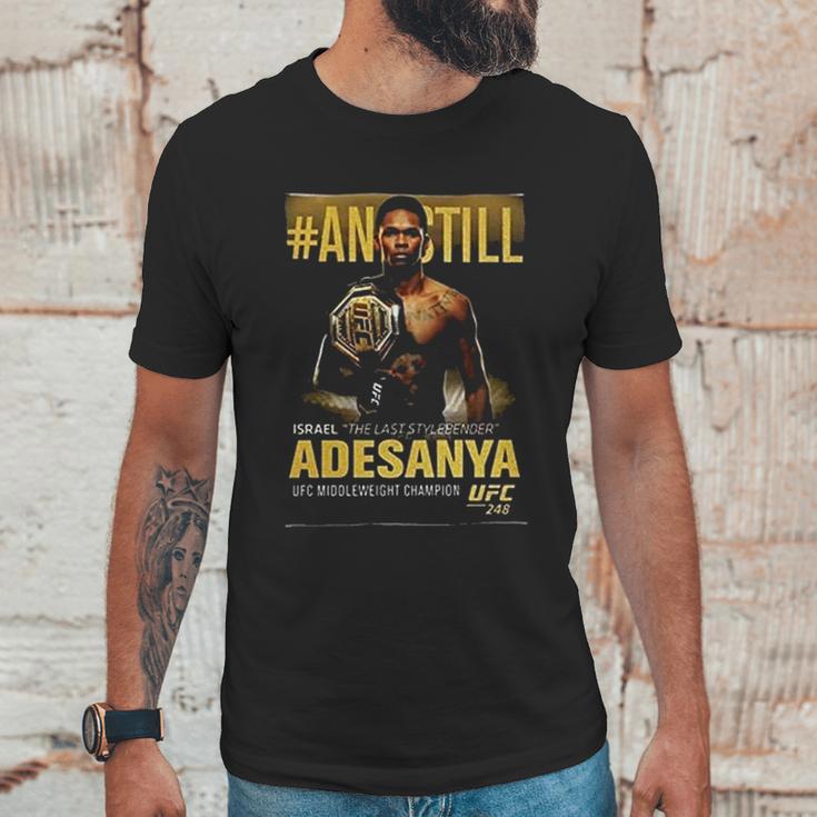 Israel Adesanya Retro Vintage Unisex T-Shirt Gifts for Him