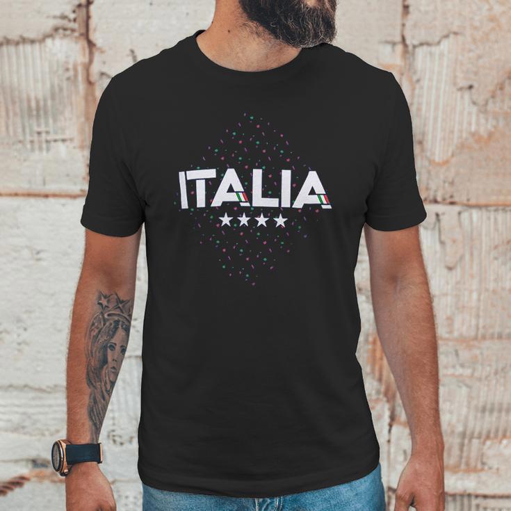 Italy Italia Ringer Unisex T-Shirt Gifts for Him