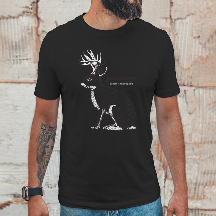 Jackalope Folklore Cryptozoology Jackrabbit Unisex T-Shirt Gifts for Him