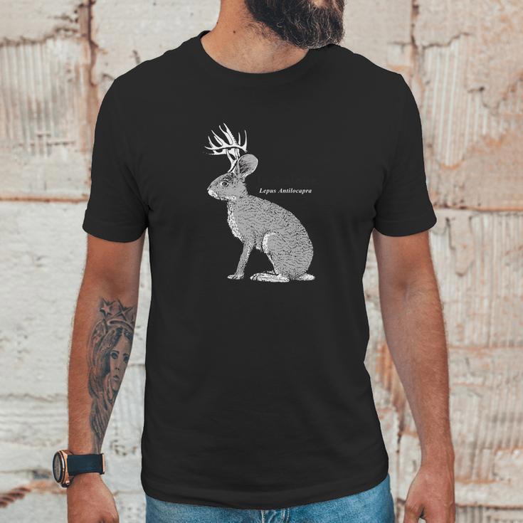 Jackalope Funny Rabbit Unisex T-Shirt Gifts for Him