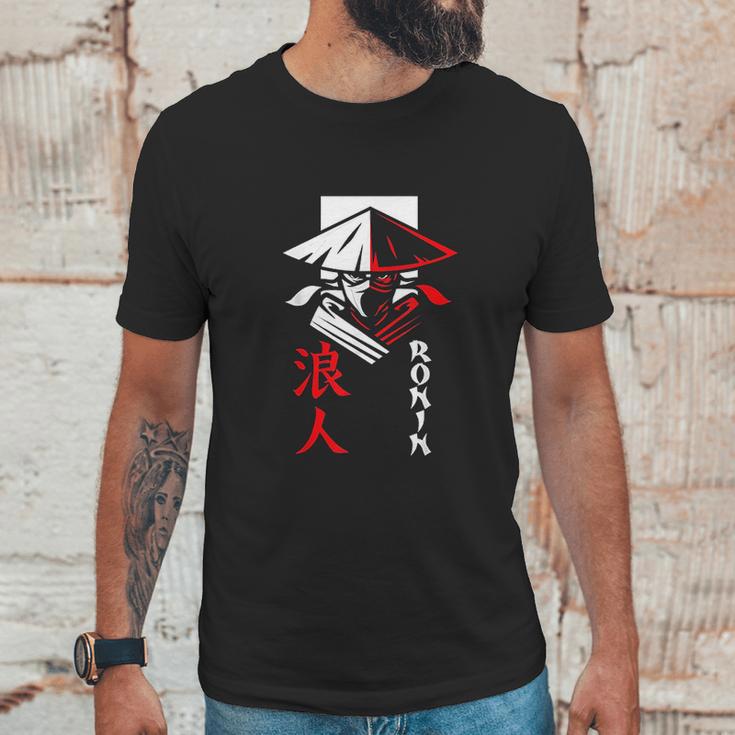 Japanese Ronin Samurai Warrior Bushido Gift Unisex T-Shirt Gifts for Him