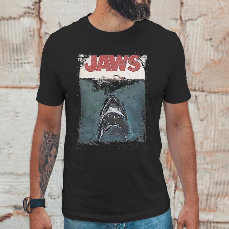 Jaws Shark Original Movie Poster Youth Unisex T-Shirt Gifts for Him