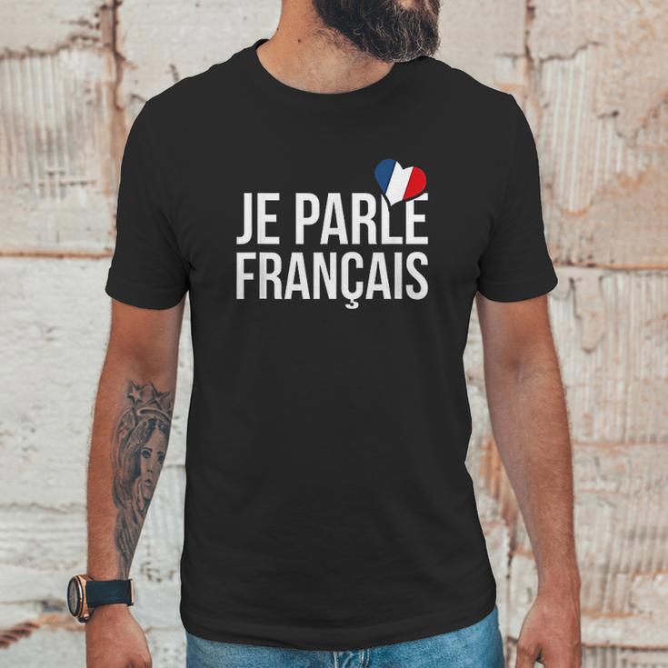 Je Parle Francais Unisex T-Shirt Gifts for Him