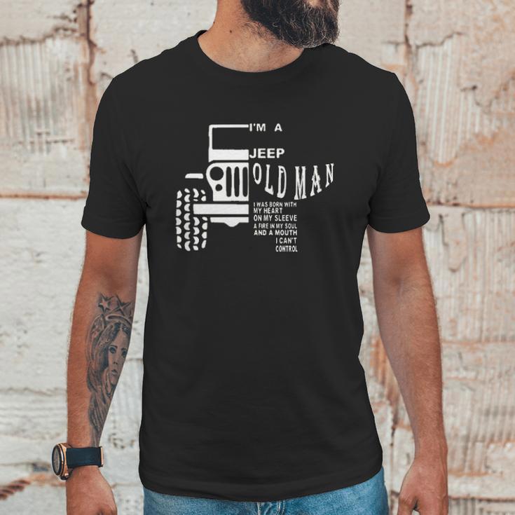 Jeep Old Man I Cant Control For Jeep Lover Aesthetic Gift 2022 Unisex T-Shirt Gifts for Him