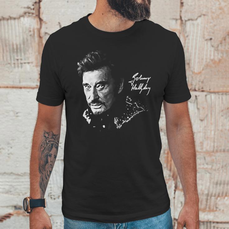 Johnny Hallyday Unisex T-Shirt Gifts for Him