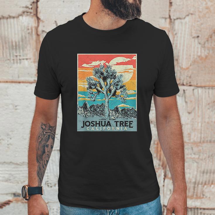 Joshua Tree National Park Vintage Artistic Graphic Design Unisex T-Shirt Gifts for Him