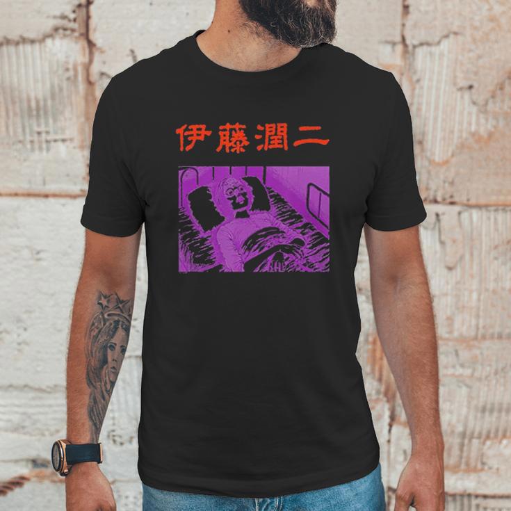 Junji Ito Comatose In Bed Black Unisex T-Shirt Gifts for Him