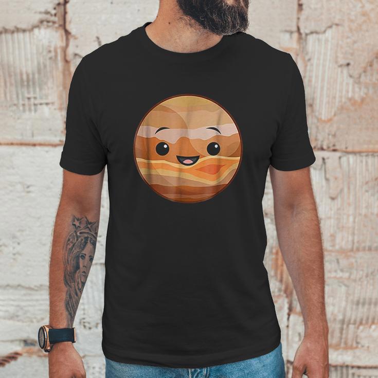 Jupiter Cute Happy Planet Solar System Galaxy Unisex T-Shirt Gifts for Him