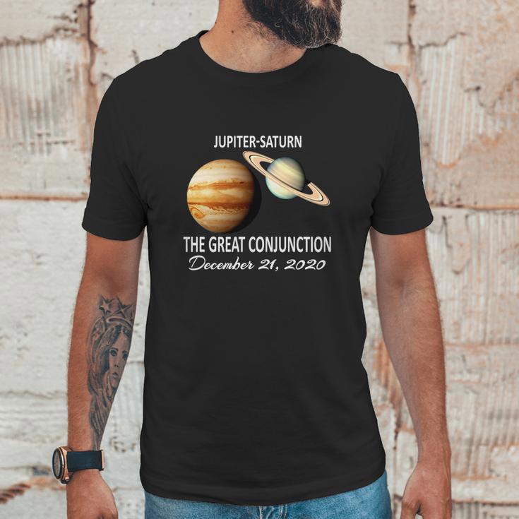 Jupiter Saturn The Great Conjunction December 21 2020 Unisex T-Shirt Gifts for Him